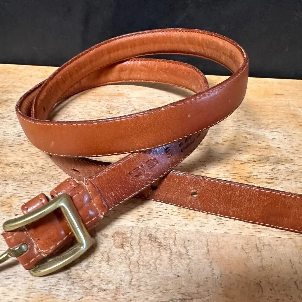 Coach Genuine Leather Belt Tan Size 40 Womens Size XL